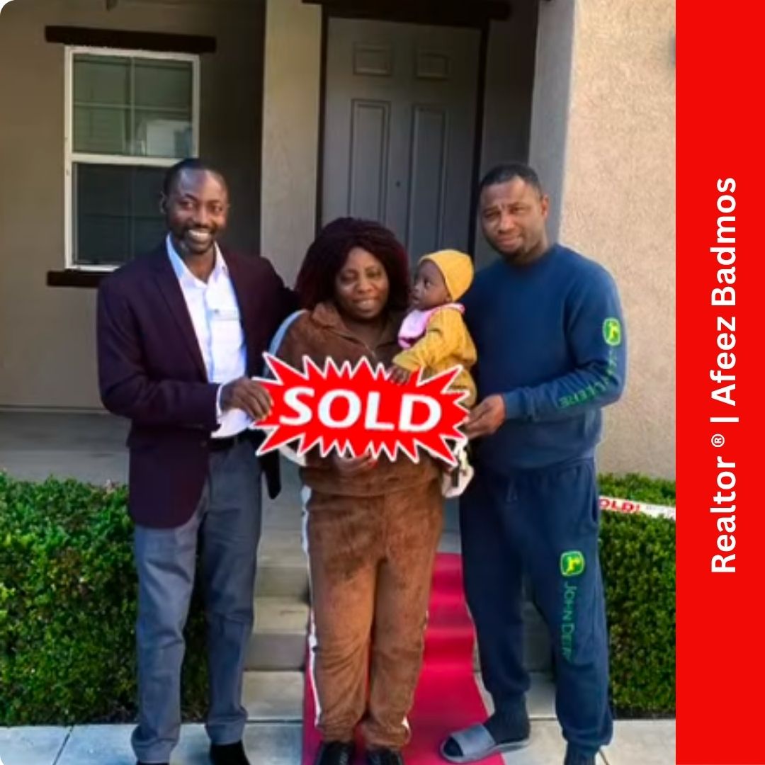 The Badmos Homes clients celebrating a closed sale